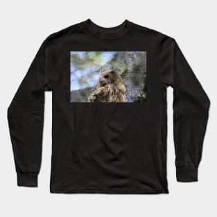 owl - portrait Long Sleeve T-Shirt